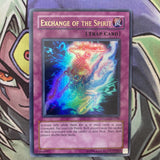 DLG1-EN100 Exchange Of The Spirit Ultra Rare Unlimited Edition NM Yugioh Card