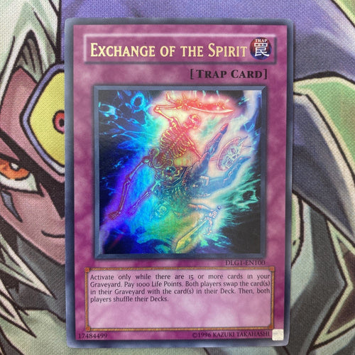 DLG1-EN100 Exchange Of The Spirit Ultra Rare Unlimited Edition NM Yugioh Card
