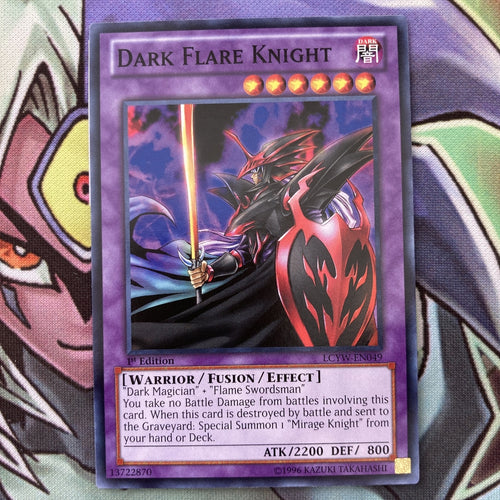 LCYW-EN049 Dark Flare Knight Common 1st Edition NM Yugioh Card