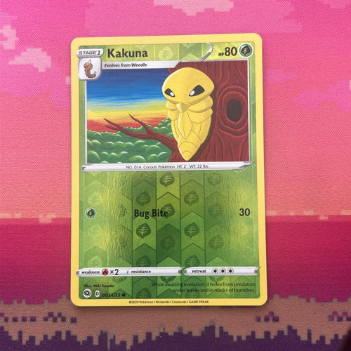 Pokemon Card Kakuna Champions Path Reverse Holo 003/073 Near Mint