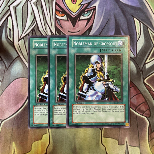 SDDE-EN020 x3 Nobleman of Crossout Common Excellent Condition Yugioh