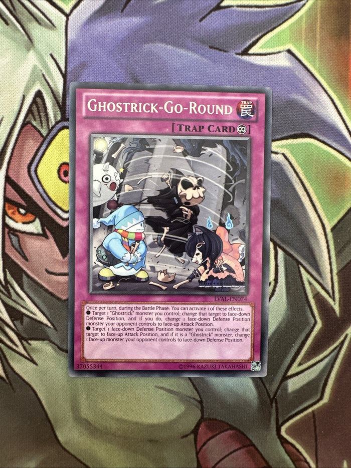 LVAL-EN074 Ghostrick-Go-Round Rare Unlimited Edition NM Yugioh Card