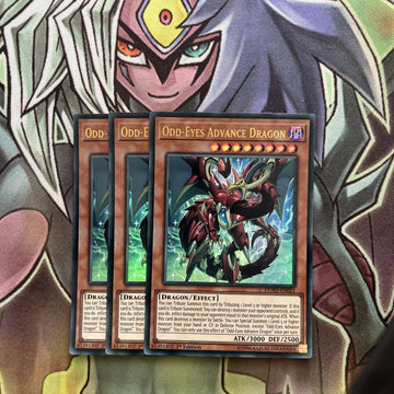 DUPO-EN011 x3 Odd-Eyes Advance Dragon Ultra Rare Excellent Condition Yugioh