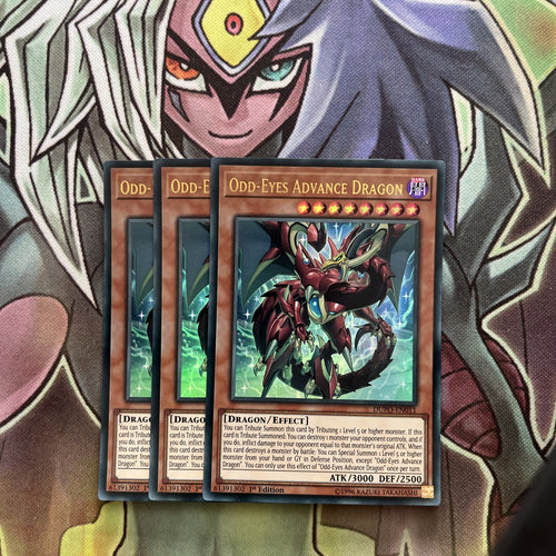 DUPO-EN011 x3 Odd-Eyes Advance Dragon Ultra Rare Excellent Condition Yugioh
