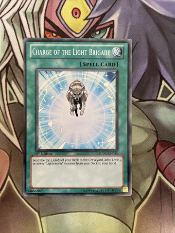 SDDC-EN035 Charge Of The Light Brigade Common 1st Edition NM Yugioh