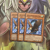 DP07-EN006 x3 Crystal Beast Cobalt Eagle Common Excellent Condition Yugioh