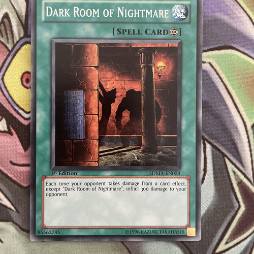 SDMA-EN024 Dark Room Of Nightmare Common 1st Edition NM Yugioh Card