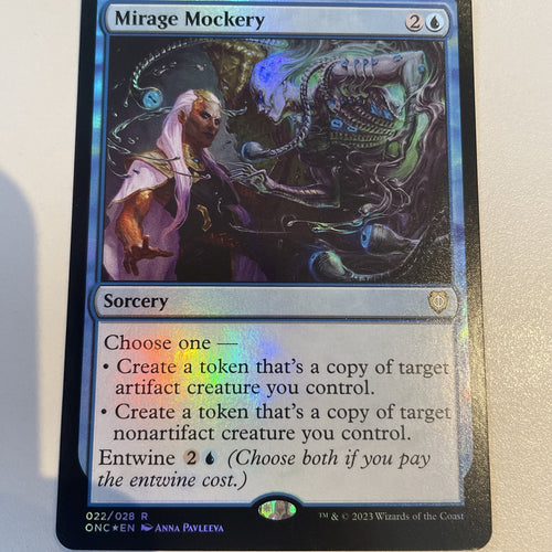Mirage Mockery - FOIL Phyrexia: All Will Be One Commander Excellent Magic MTG