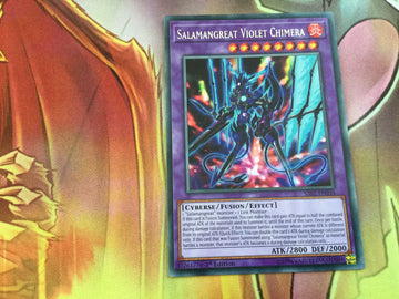 SAST-EN034 SALAMANGREAT VIOLET CHIMERA Rare 1st Edition YuGiOh Card