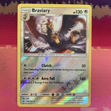 Pokemon Card Braviary Cosmic Eclipse Reverse Holo Rare 178/236 NM