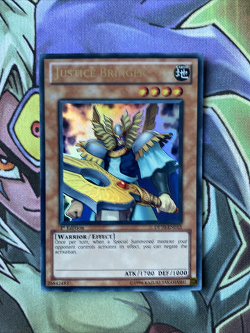 DP10-EN013 Justice Bringer Ultra Rare 1st Edition NM Yugioh Card