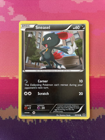 Pokemon Card Sneasel Next Destinies Common 69/99 NM