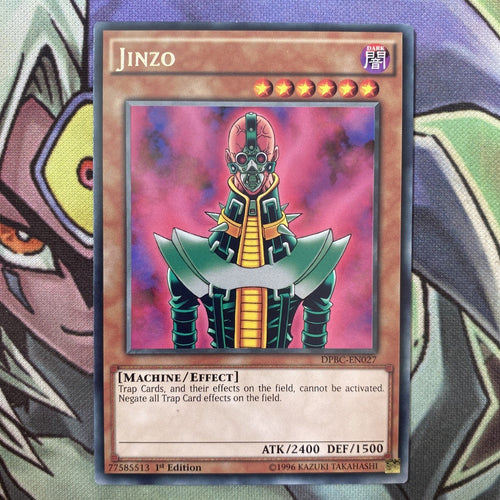 DPBC-EN027 Jinzo Rare 1st Edition NM Yugioh Card