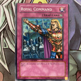 GLD1-EN042 Royal Command MISCUT Limited Edition NM Yugioh Card