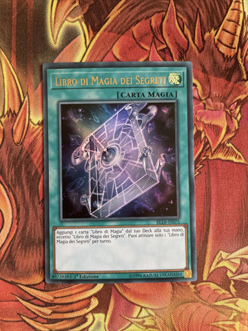 BLLR-EN075 YUGIOH SPELLBOOK OF SECRETS ULTRA RARE 1ST EDITION ITALIAN