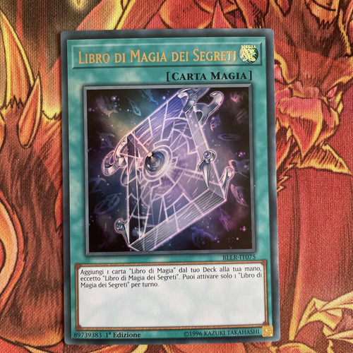 BLLR-EN075 YUGIOH SPELLBOOK OF SECRETS ULTRA RARE 1ST EDITION ITALIAN