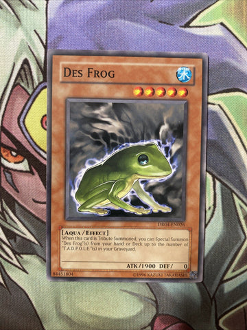 DR04-EN026 Des Frog Common Unlimited Edition NM Yugioh Card