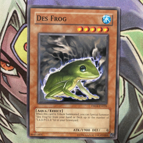 DR04-EN026 Des Frog Common Unlimited Edition NM Yugioh Card