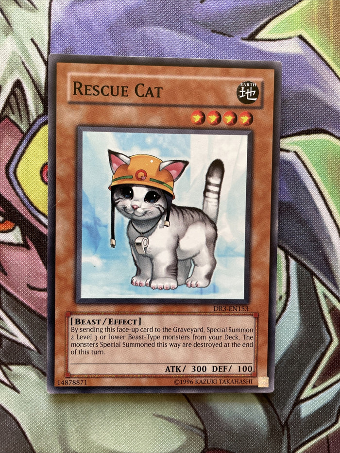 DR3-EN153 Rescue Cat Common UNL Edition NM Yugioh Card