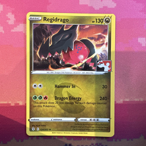 Pokemon Card Regidrago Prize Pack Rare 124/203 Near Mint