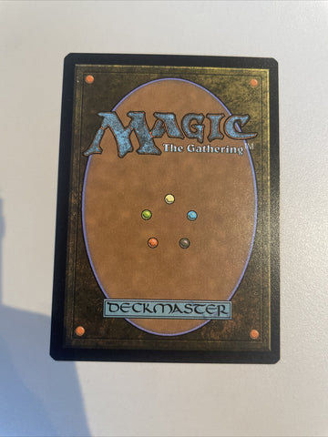 Temple Of Abandon SURGE FOIL BORDERLESS - Fallout Excellent Magic MTG (back)