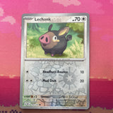 Pokemon Card Lechonk Obsidian Flames Reverse Holo 182/197 NM