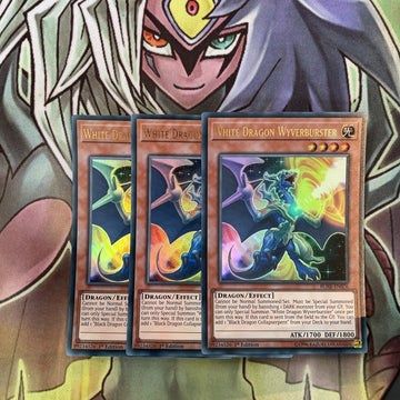BLHR-EN076 x3 White Dragon Wyverburster Ultra Rare Excellent Condition Yugioh