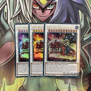 BLLR-EN011 x3 Superheavy Samurai Steam Train King Ultra Foreign Ex Cond Yugioh