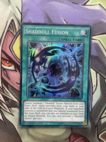 DUEA-EN059 Shaddoll Fusion Super Rare 1st Edition NM Yugioh Card