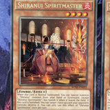 BOSH-EN033 x3 Shiranui Spiritmaster Rare 1st edition Mint YuGiOh Cards Playset
