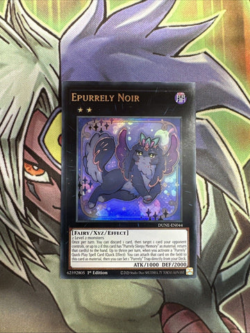 DUNE-EN044 Epurely Noir Ultra Rare 1st Edition NM Yugioh Card