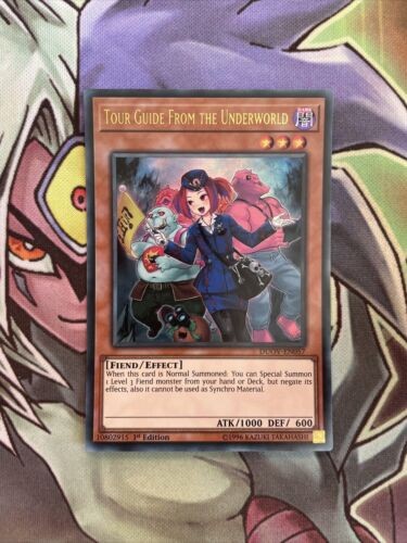 DUOV-EN057 Tour Guide From The Underworld Ultra Rare 1st Edition NM Yugioh Card