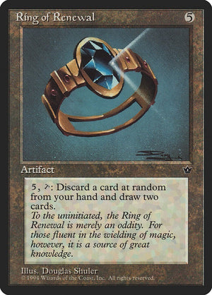 Ring Of Renewal - Fallen Empires Excellent Magic MTG