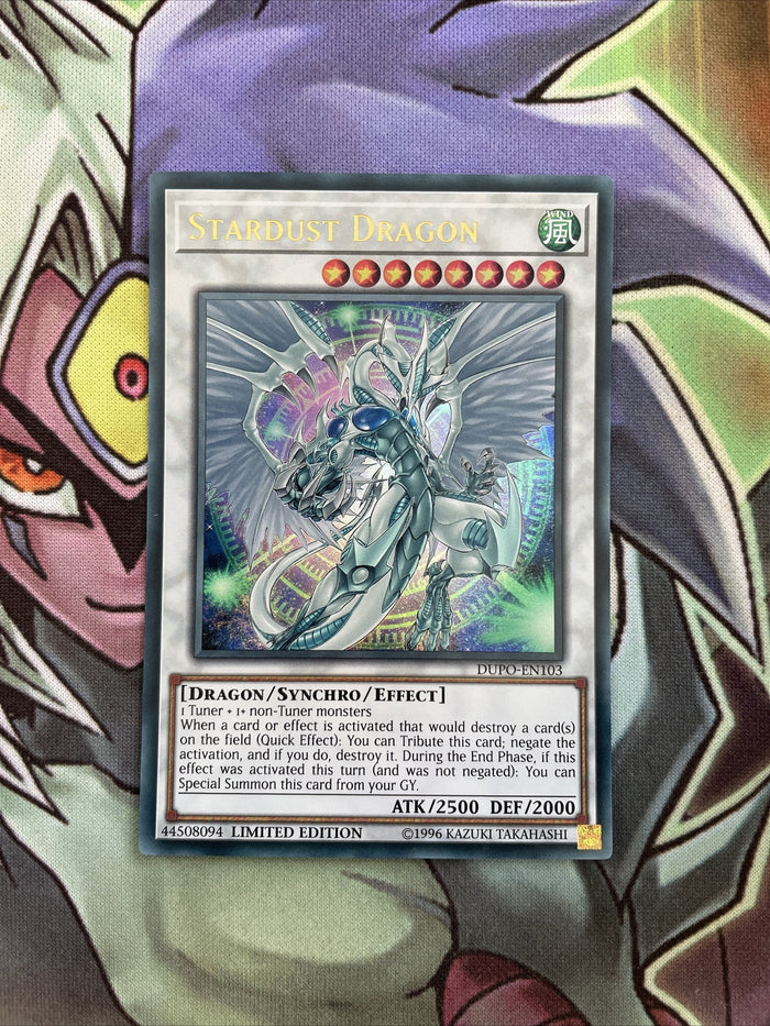 DUPO-EN103 Stardust Dragon Ultra Rare Limited Edition NM Yugioh Card