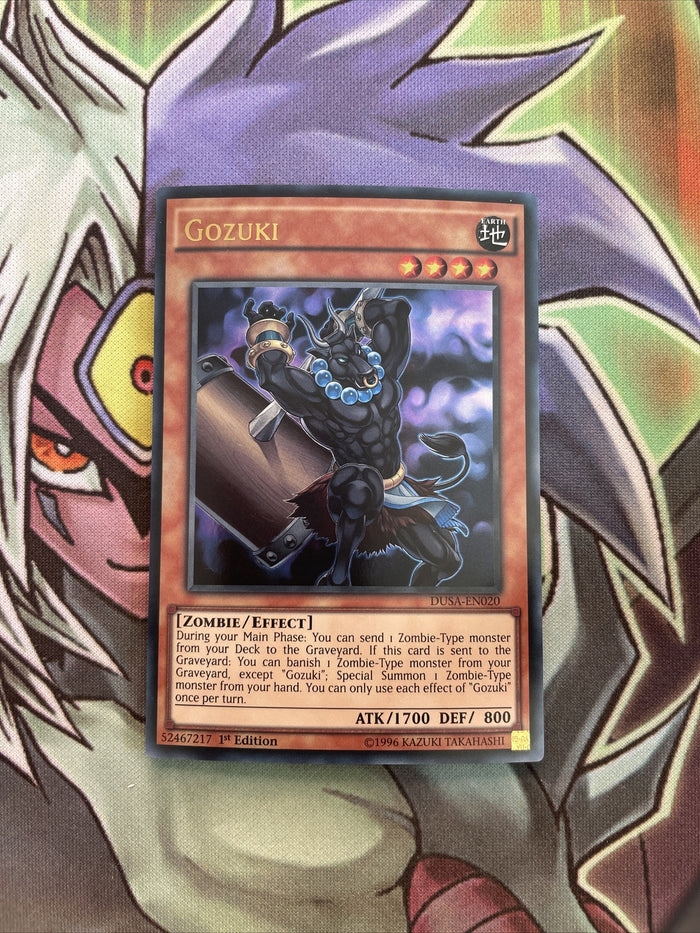 DUSA-EN020 Gozuki Ultra Rare 1st Edition NM Yugioh Card