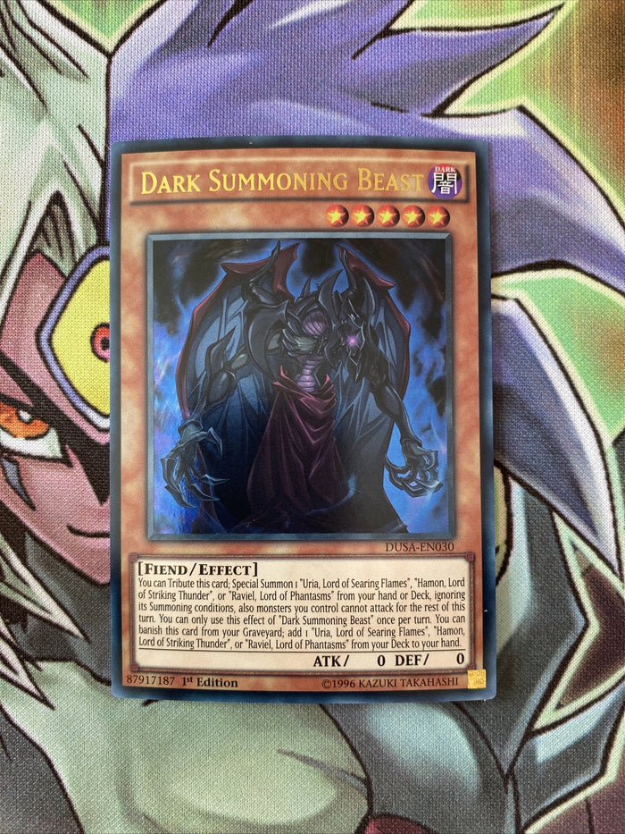 DUSA-EN030 Dark Summoning Beast Ultra Rare 1st Edition NM Yugioh Card