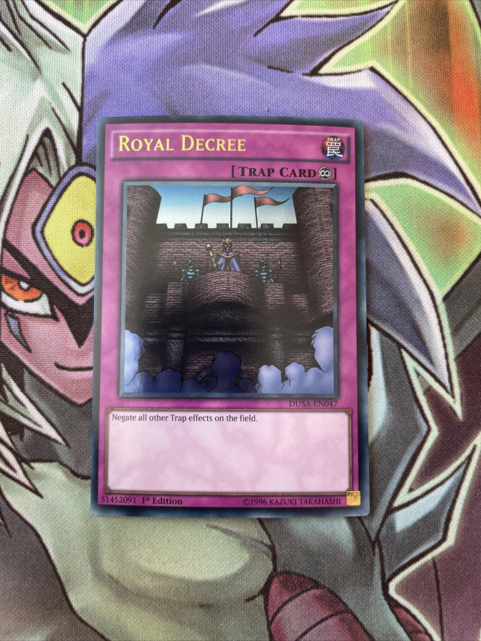 DUSA-EN047 Royal Decree Ultra Rare 1st Edition NM Yugioh Card