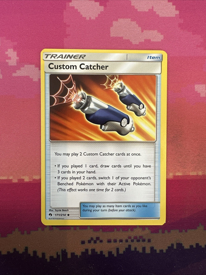 Pokemon Card Custom Catcher Lost Thunder Uncommon 171/214  Near Mint