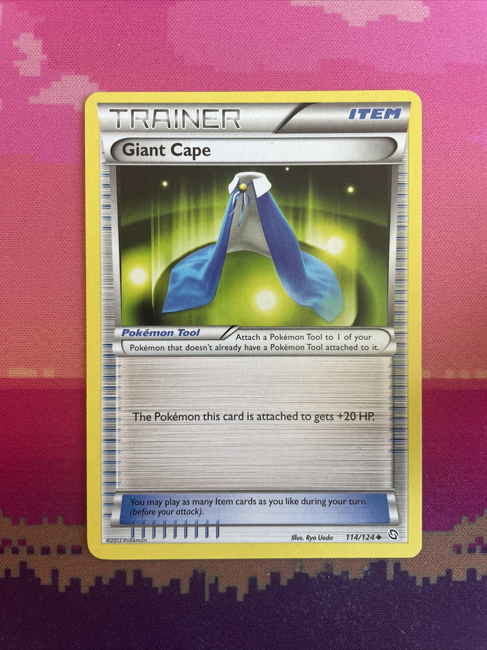 Pokemon Card Giant Cape Dragons Exalted Uncommon 114/124 NM