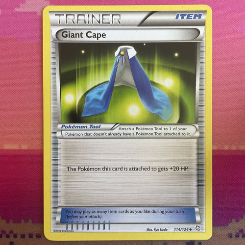 Pokemon Card Giant Cape Dragons Exalted Uncommon 114/124 NM