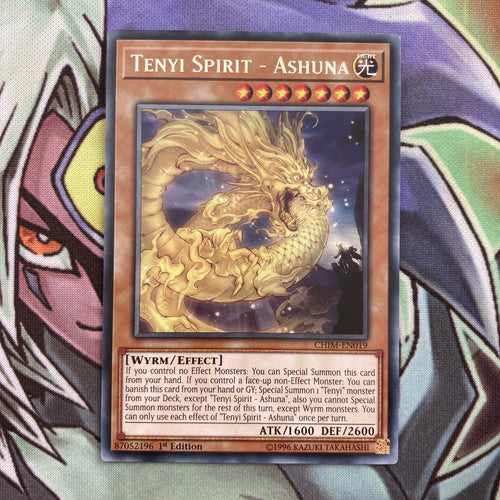 CHIM-EN019 Tenyi Spirit - Ashuna Rare Varying Edition NM Yugioh Card