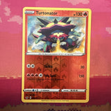 Pokemon Card Turtonator Sword & Shield Reverse Holo Rare 029/202 Near Mint