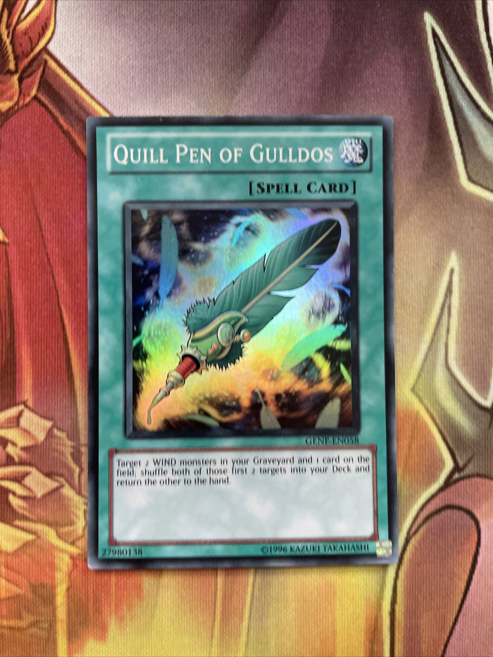 GENF-EN058 Yu-Gi-Oh!: Quill Pen of Gulldos - Super Rare UNL yugioh card