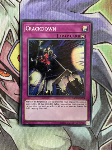 DANE-EN078 Crackdown Super Rare Mixed Editions NM Yugioh Card