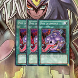 SD10-EN030 x3 Pot of Avarice Common Excellent Condition Yugioh