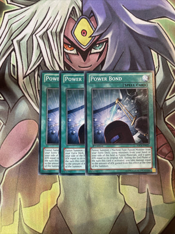 SDCR-EN022 x3 Power Bond Common Excellent Condition Yugioh