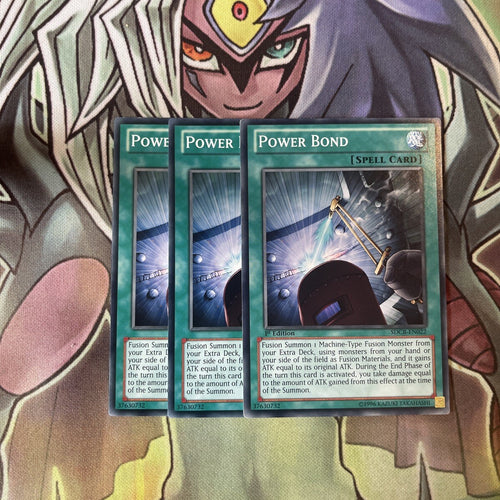 SDCR-EN022 x3 Power Bond Common Excellent Condition Yugioh