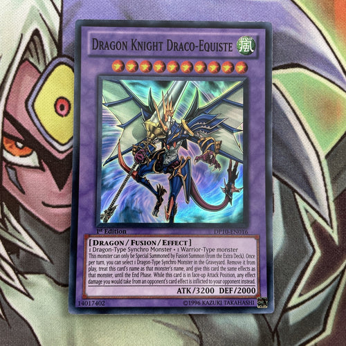 DP10-EN016 Dragon Knight Draco-Equiste Super Rare 1st Edition NM Yugioh Card