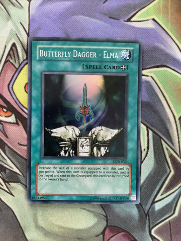 DCR-032 Butterfly Dagger - Elma Super Rare Unlimited Edition NM Yugioh Card
