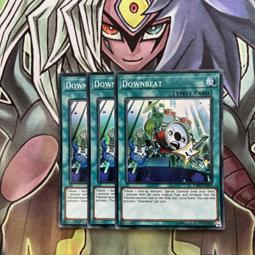 EXFO-EN063 x3 Downbeat Super Rare Excellent Condition Yugioh